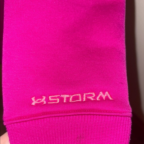 Under Armour Magenta Zip-Up Hoodie - Picture 3 of 4